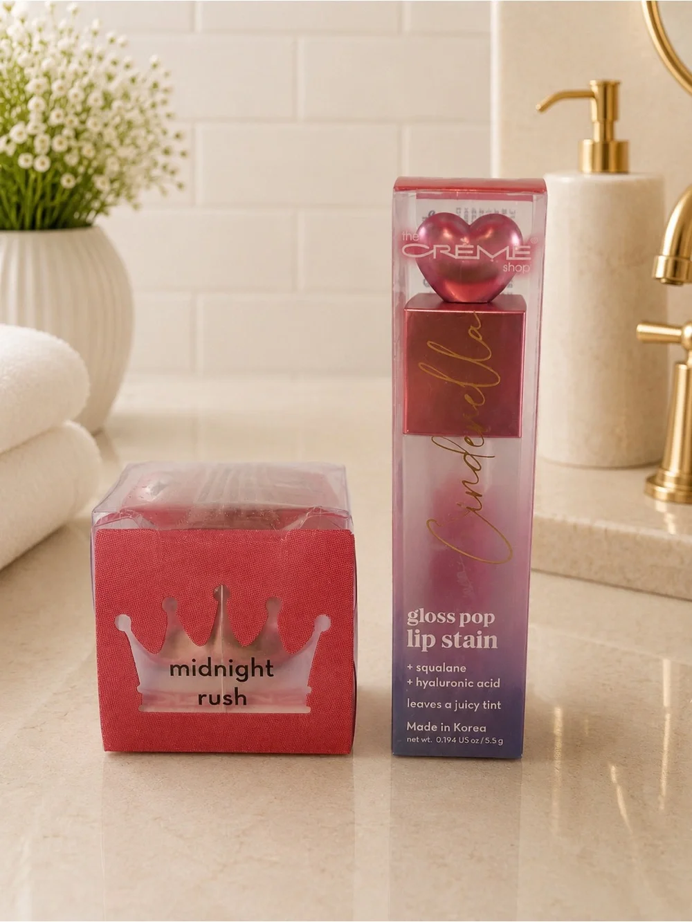 the CRÈME shop Gloss Pop Lip Stain - Midnight Rush (Pink)